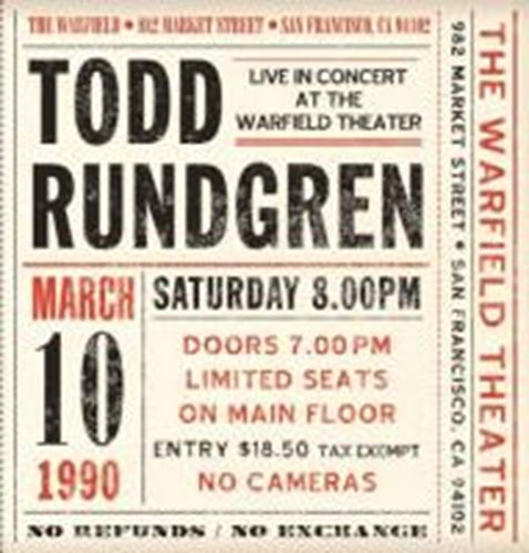 Todd Rundgren - Live At The Warfield