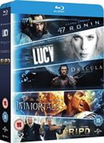 5 Action Movie Starter Pack - Dracula Untold/47 Ronin/immortals