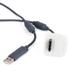 Xbox 360 - Used Play & Charge Kit Cable Only: Unofficial