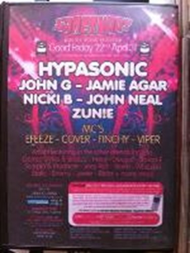 Sanctuary @ Syndicate - Hypasonic, John G, Jamie Agar,