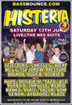 Histeria - Saturday 13th June: No MCs