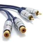 Audio Leads - OFC RCA Phono Extension Cable