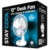 Picture of Lloytron Desk Fan - Staycool F1011: 12" White (40W/1.5m Power Lead) Fan