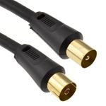 Audio Visual Leads (1 Metre) - Coaxial TV Aerial Extension