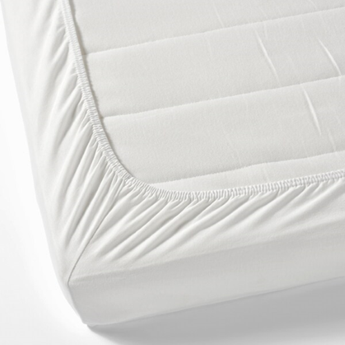 Bed Sheet Single: Fitted - White