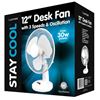 Picture of Lloytron Desk Fan - Staycool F1011: 12" White (40W) Fan