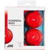 Picture of JVC - HAS180RN On-Ear: Red/Black (1.2m Lead) Headphones