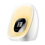 Groov-E Alarm Clock - GVCR01WE Light Curve Wake Up Light