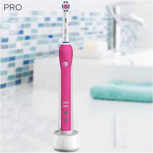 Oral-B Toothbrush - Pro 2 2000 3D White: Pink