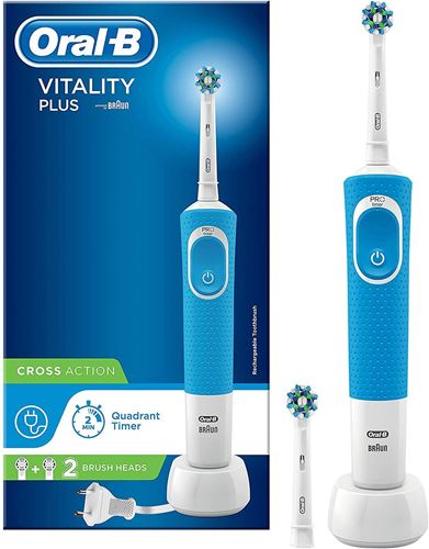 Oral-B Toothbrush - Vitality Plus Crossaction: Blue