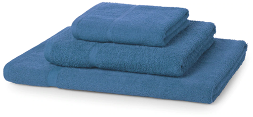 Hand Towel: Budget 450GSM - Mid Blue