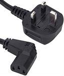 Power Leads (1 Metre) - Kettle - C13 IEC Right Angle