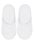 Terry Towel Spa Slippers: 400GSM - White