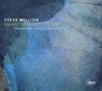 Steve Million - What I Meant To Say