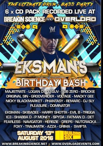 Eksman Birthday Bash - Sasasas, Majistrate, Guv, Voltage,