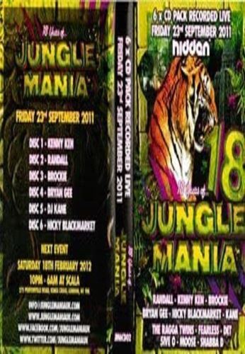 Jungle Mania: 18 Years - Randall, Kenny Ken, Brockie, Bryan