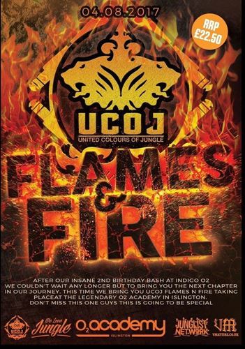 United Colours Of Jungle: Flames & - Jj Frost, Rudeboy Keith, Moose, Rem