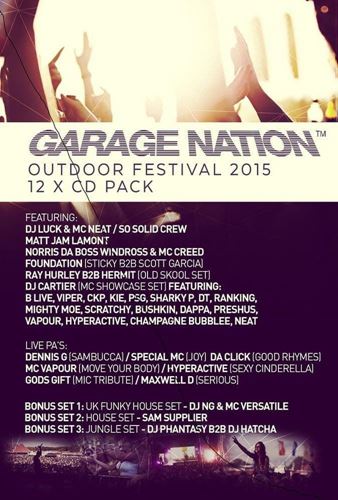 Garage Nation Outdoor Festival - Luck So Solid Crew Matt Jam Norris