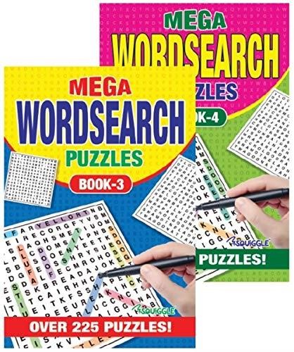 Mega Word Search Puzzles - Books 3 & 4 2 Pack