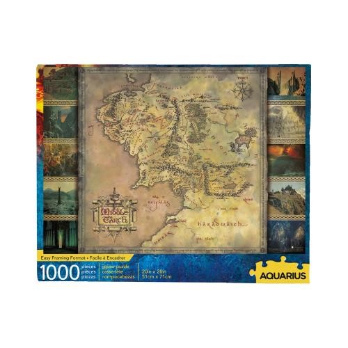 Lord Of The Rings Map - 1000 Piece