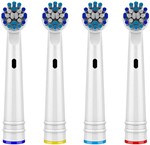 NOS Toothbrush Replacement Heads - 4 Pack (Colour/Brand/Style May Vary)