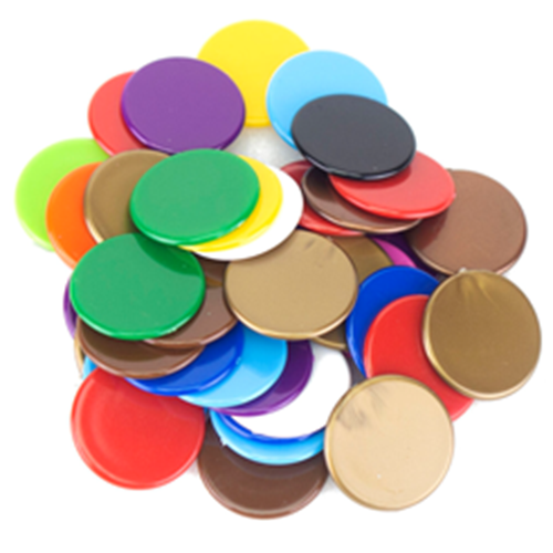 Counters 22mm - 50 Pack