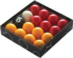 Powerglide Pool Balls - 16 Red & Yellow Set 2" (51mm)