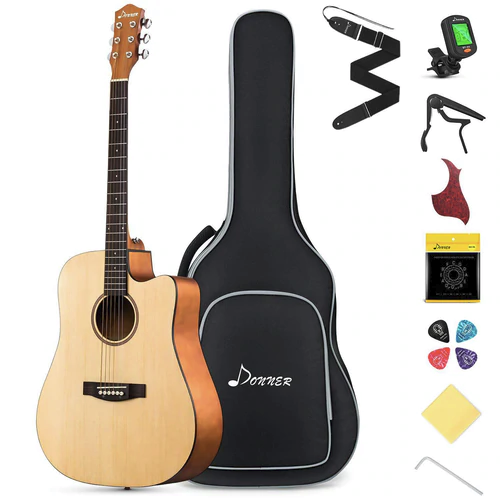 Donner - DAD140C Acoustic Cutaway 41 Inch Guitar Kit