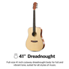 Picture of Donner - DAG1 Acoustic Dreadnought 41 Inch Guitar Kit
