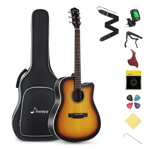 Donner - DAG1CS Acoustic Cutaway 41 Inch Guitar Kit