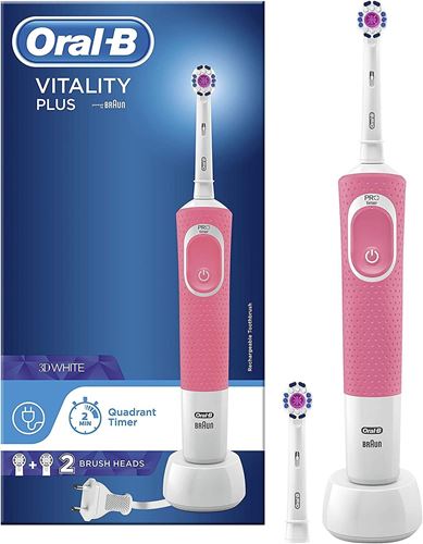 Oral-B - Vitality Plus 3D White: Pink
