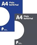 U Draw Plain Refill Pad: A4 Size - 80 Pages 54 GSM With 2 Punched Holes