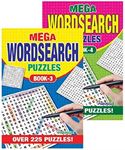 Mega Word Search Puzzles - Books 3 & 4 2 Pack