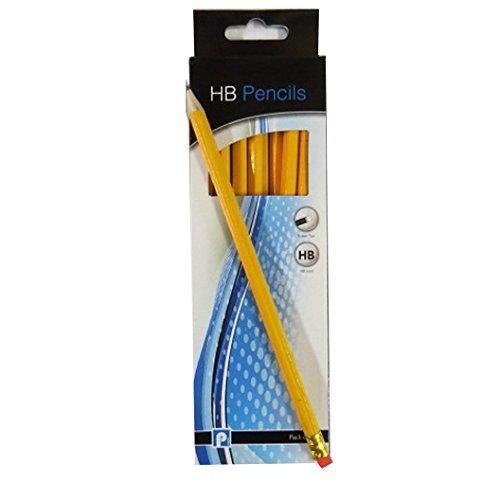 Swift HB Lead Eraser Topped Pencils - 12 Pack
