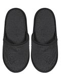 Terry Towel Spa Slippers: 400GSM - Black