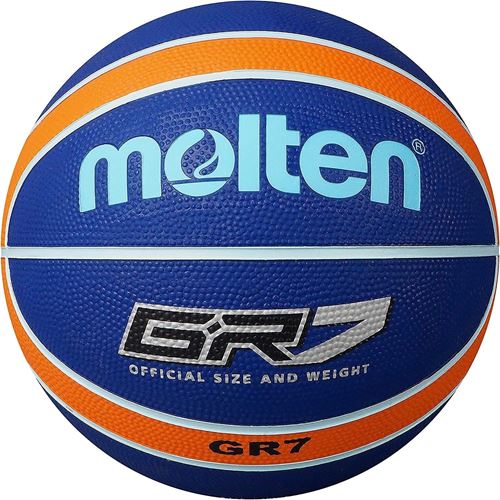 Molten Basketball - BGR7 Rubber: Blue/Orange