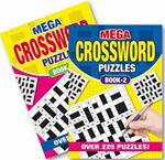 Mega Crossword Puzzle Books 1&2
