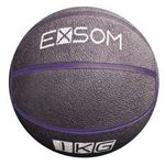 Exsom - Rubber Medicine Ball: 1KG