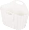 Addis Fold Flat Laundry Basket - 518691: Rattan White