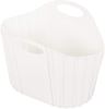 Addis Fold Flat Laundry Basket - Rattan White