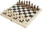 Backgammon, Chess & Draughts - 3-in-1 Folding Wooden Set (‎Toyrific)