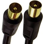 Audio Visual Leads (1 Metre) - Coaxial TV Aerial