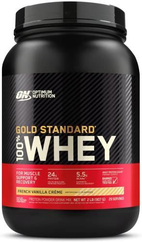 Optimum Nutrition Gold Standard 100% - Whey Protein: French Vanilla Crème 900g