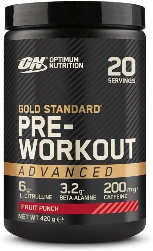 Optimum Nutrition Gold Standard - Pre Workout Advanced: Fruit Punch 420g