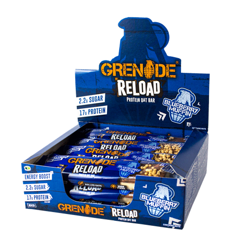 Grenade Reload Hi Protein Oat Bar - Blueberry Muffin 12 x 70g Pack