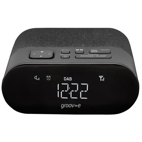 Groov-E Alarm Clock Radio - GVCR03BK Roma