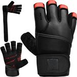 RDX Weight Lifting Gloves - L7 Full Finger Leather