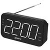 Groov-E Alarm Clock Radio - GVCR02BK Curve Portable