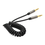 Audio Leads (1 Metre) - 3.5mm Jack To 3.5mm Jack Coiled