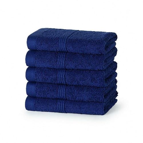 Face Cloth Towel: 500GSM - Navy